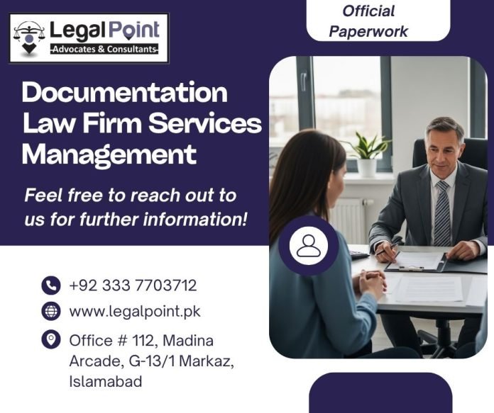Legal Documentation Services in Pakistan|Law Firm Services, Legal Point