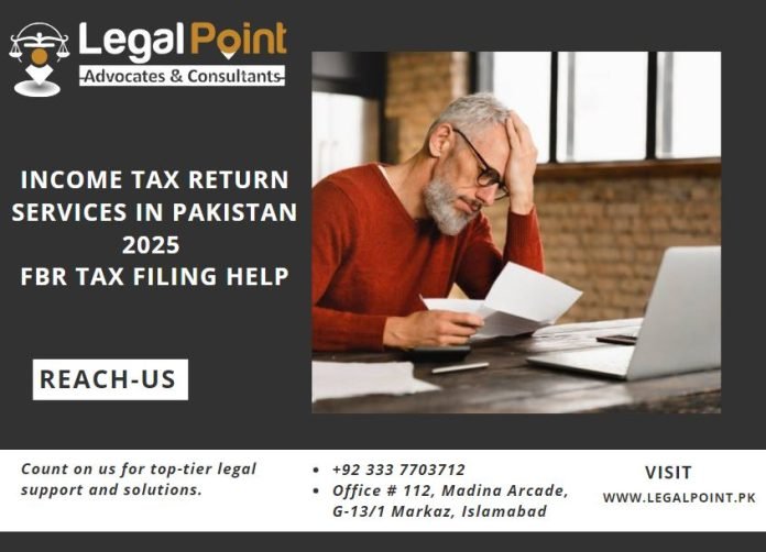 Sales Tax Return Service in Pakistan 2025, Sales Tax Return Filing Process