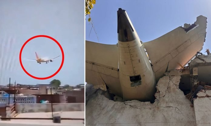 Indian Plane Crashes into Ahmedabad College's Hostel