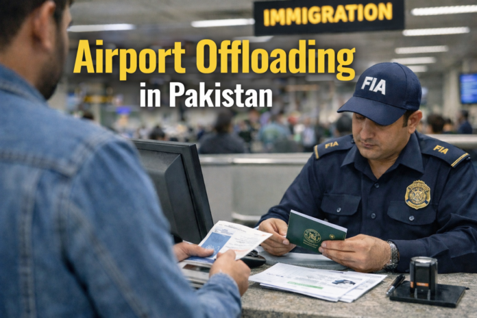 Airport Offloading in Pakistan.