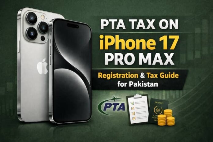 PTA tax on iPhone 17 Pro Max in Pakistan